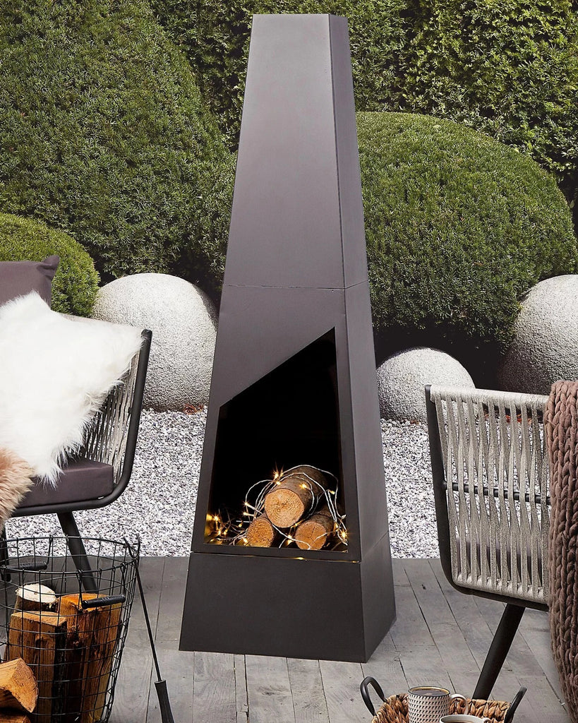 Montana 1.25m Steel Chimenea/Outdoor Heater Fire Pit