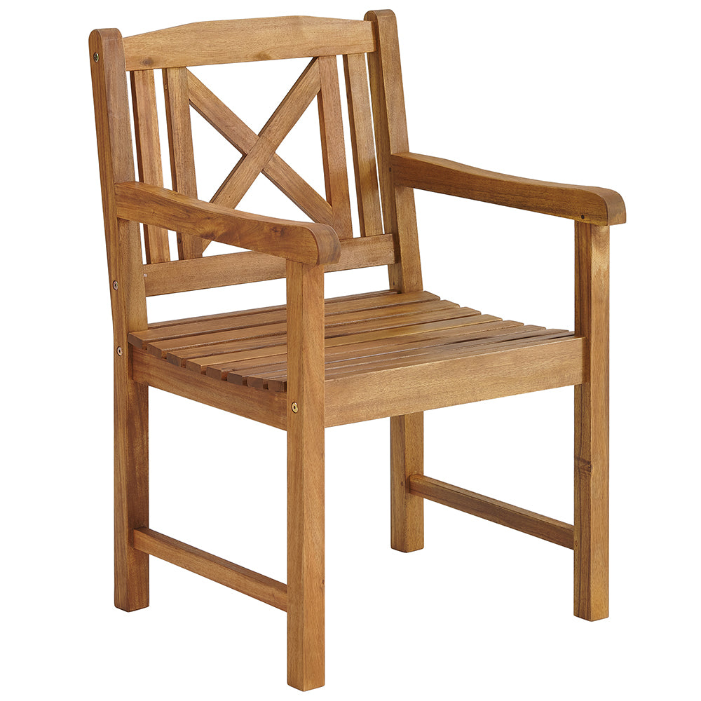 Santa Gabriela 3pc Acacia Wood Bistro Set