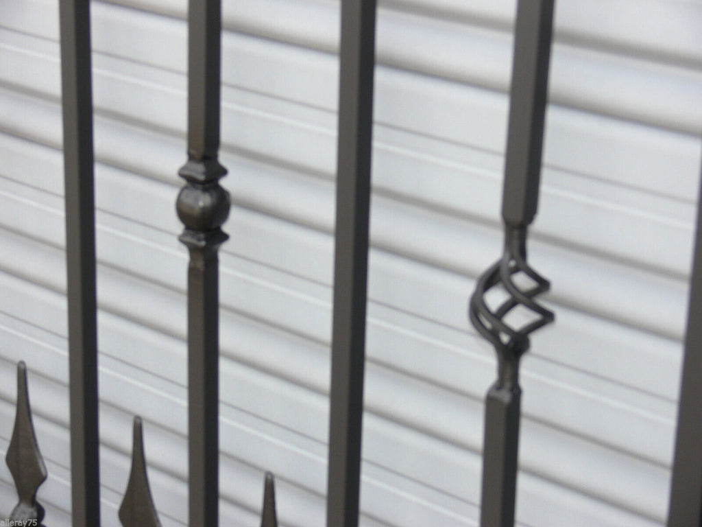 Bayeux French-Style Pedestrian Gate - BLACK 154cm X 85cm