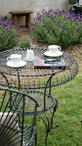 Verbier Classic Wrought Iron 3pc Patio Set