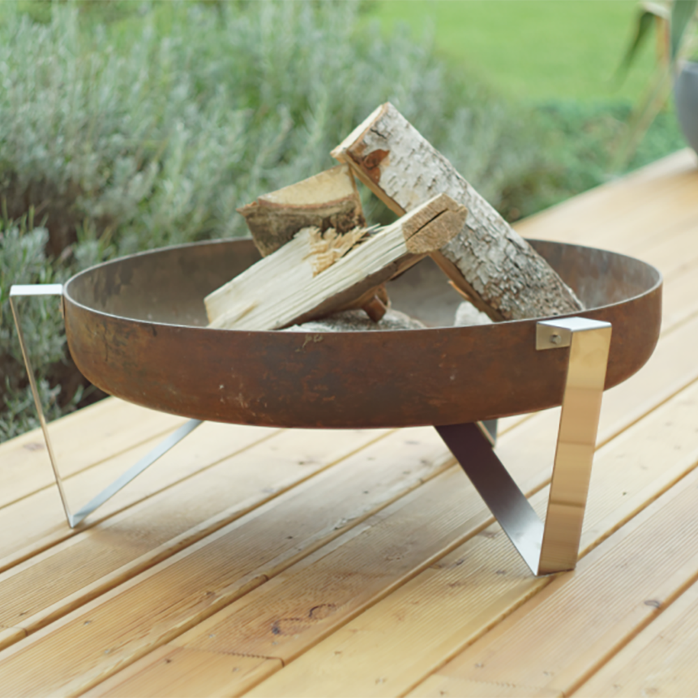 Almeria Steel Fire Pit - Medium