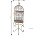 Loretta Large Birdcage Antique Verdi Bronze - 60x60x194cm high