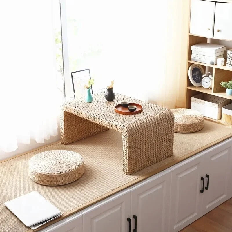 Modern Japanese Osaka Rattan Coffee Table
