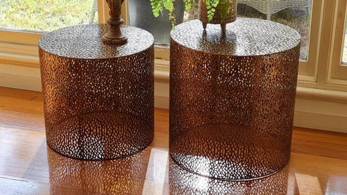 Florenville Double Coffee Side and Accent Table Set