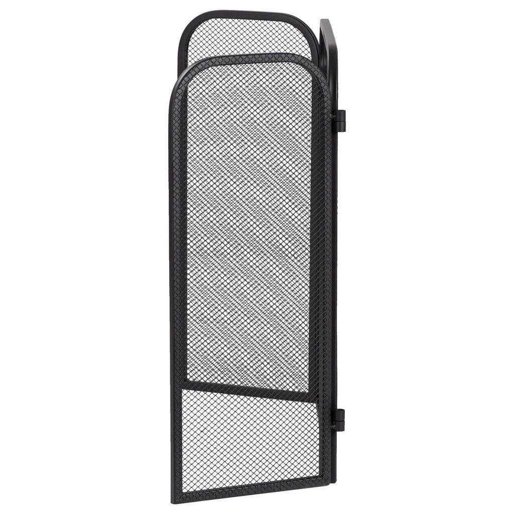 Systema 3-Fold Small 105x60cm Firescreen, Black