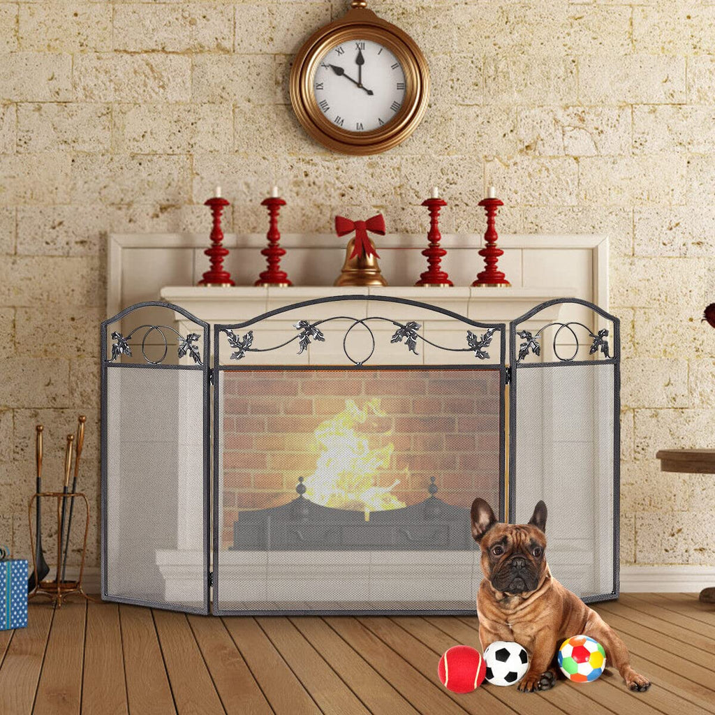 Azura 3-Panel Safety Fireplace Screen