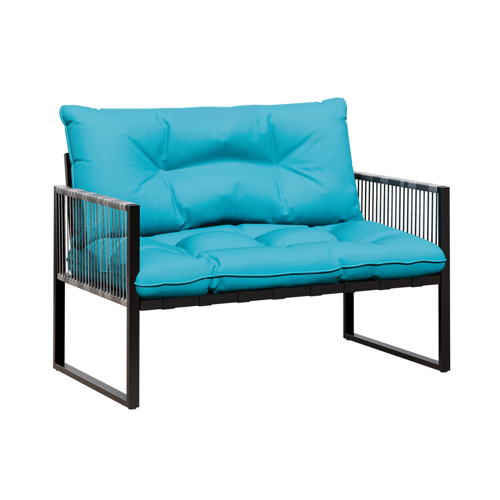 Benita 2 Seater Outdoor Lounge Set w/Table