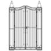 Rinji Elegant Ornamental Wrought Iron Garden Gate - 5 Sizes