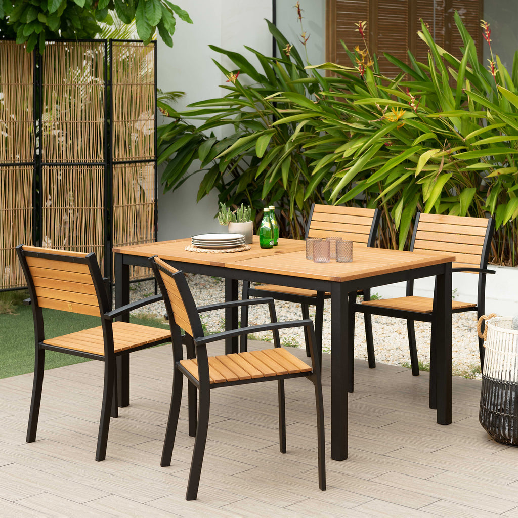 Arali 4 Seater Aluminium Sling Dining Set