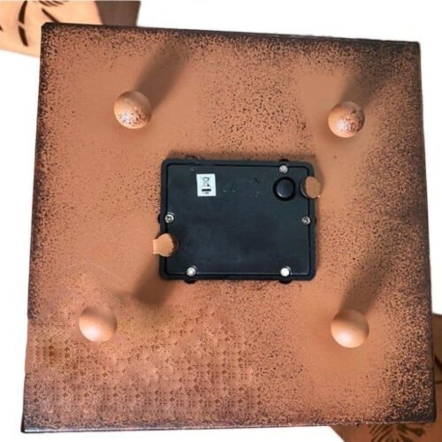 OOS Elise Metal Planter & Bird Feeder w/LED Lamp