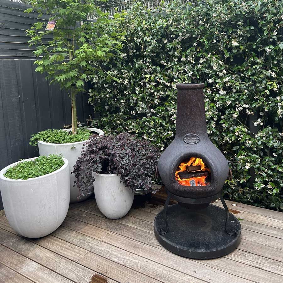 Santander Cast Iron Chiminea - Classic Style