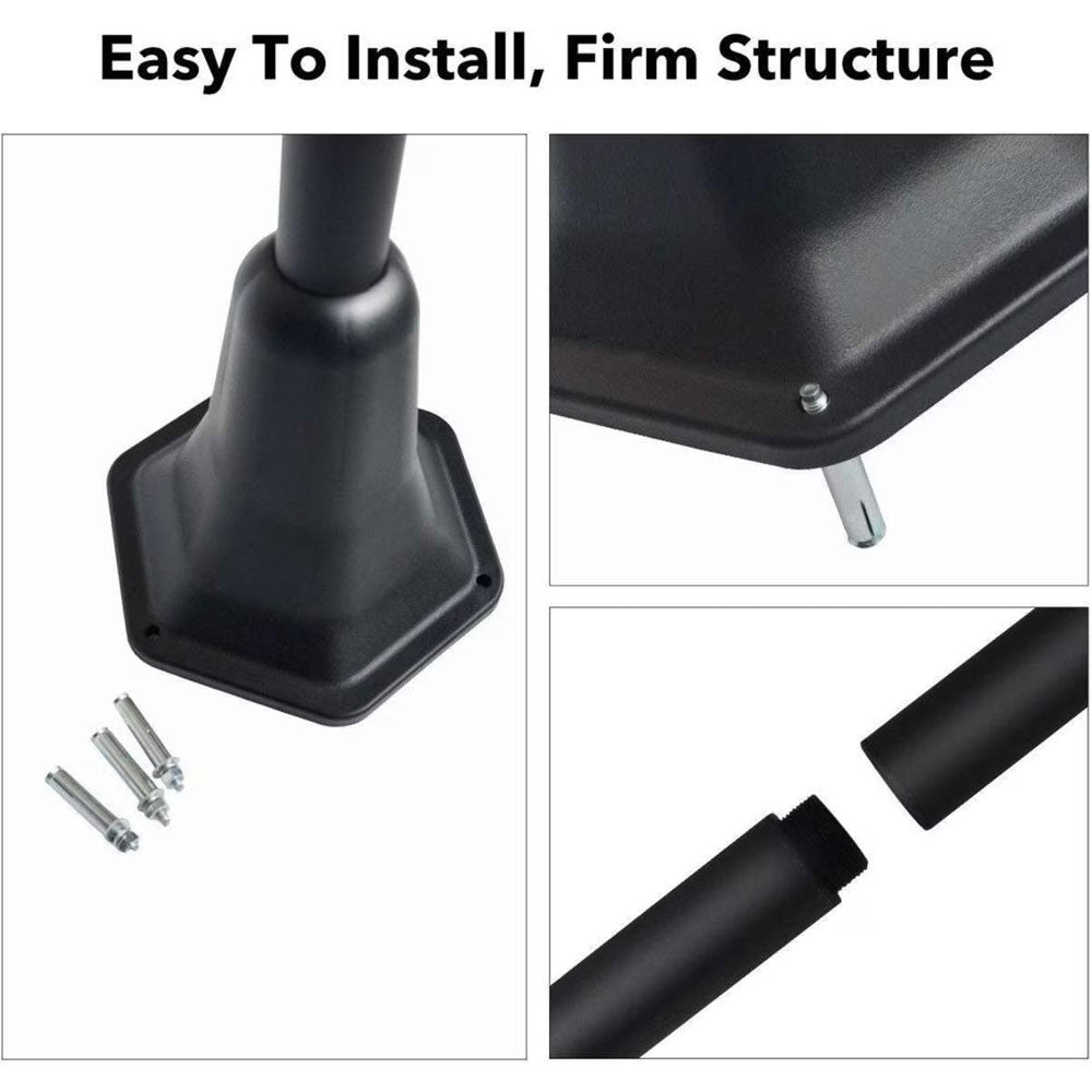 Riva Solar Lamp Post w/Single or Double Lamps