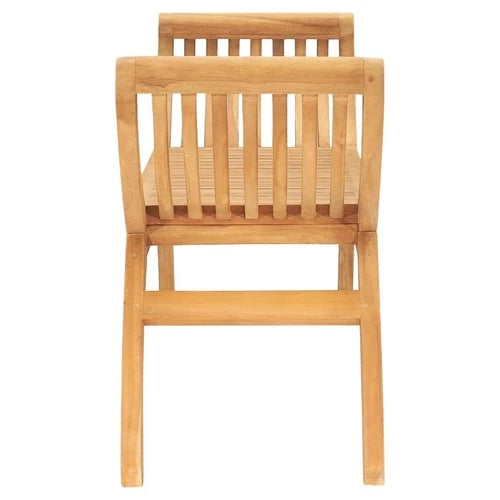 Mantovana Solid Teak Garden or Patio Bench