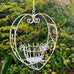 Cerisa Hanging Pot Plant - Rustic Cream. 2 Sizes