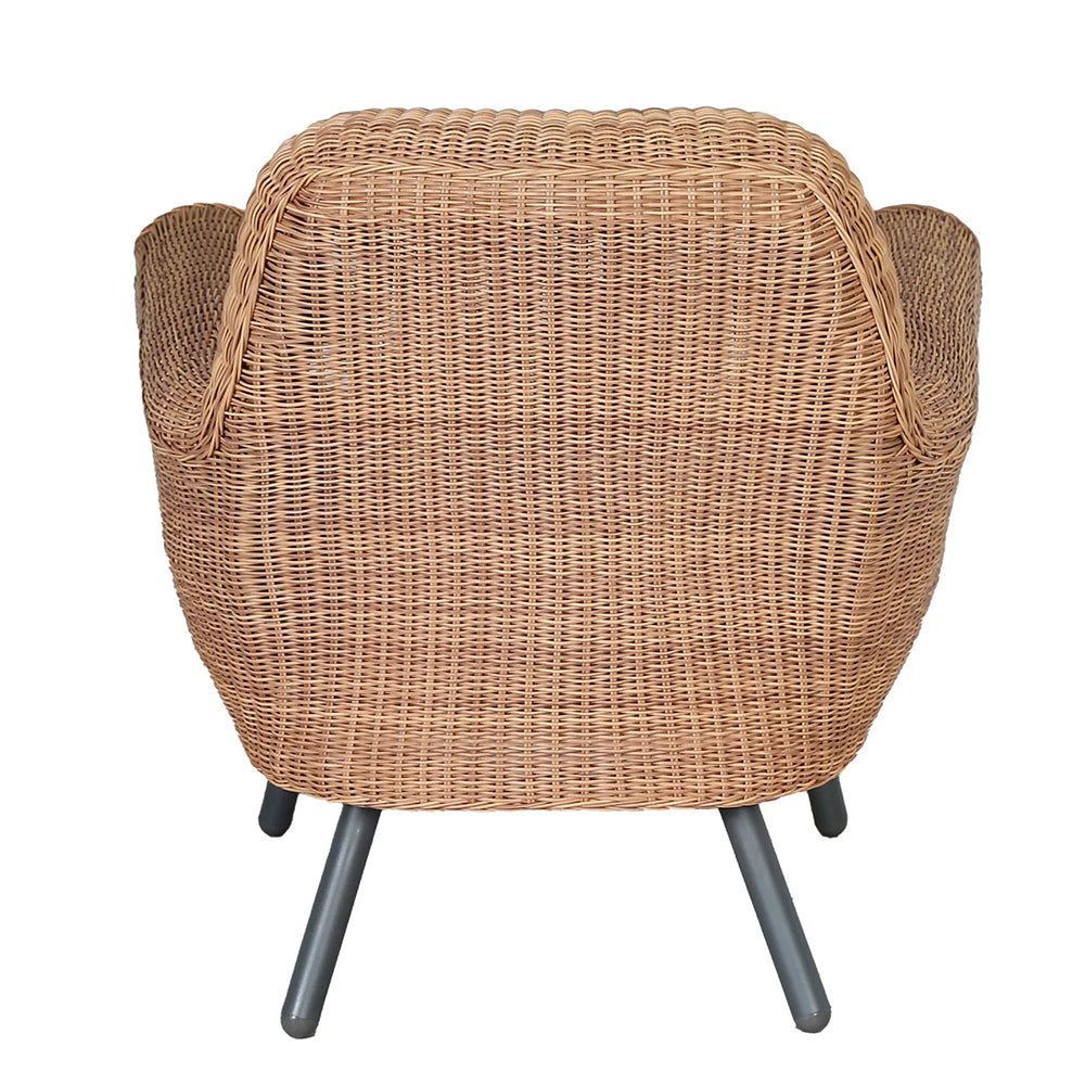 Cinzia Wicker Occasional Chair - Taupe