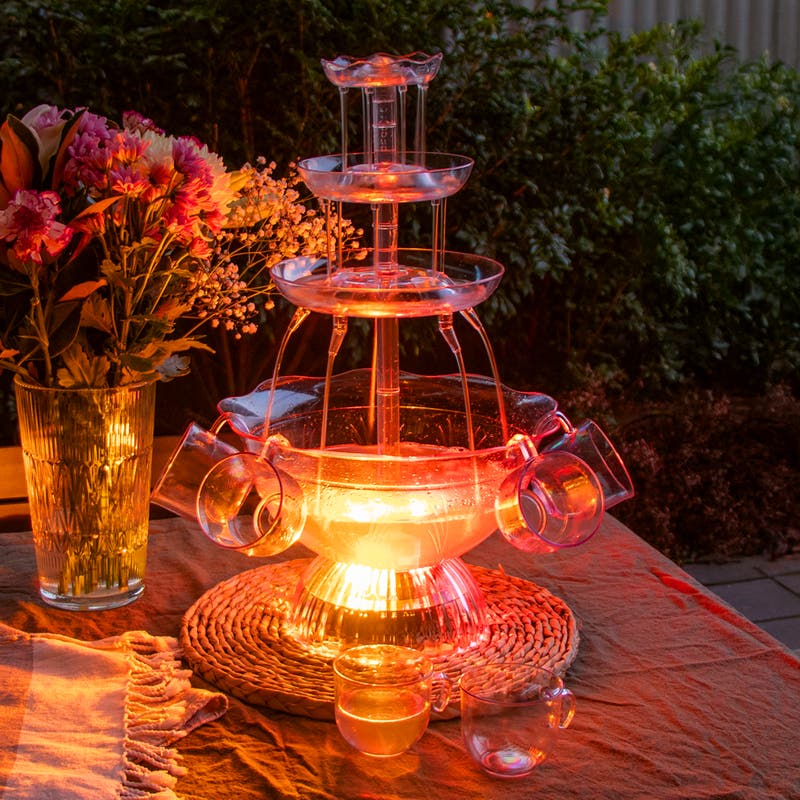 Celeste Party Drinking Fountain with Lights