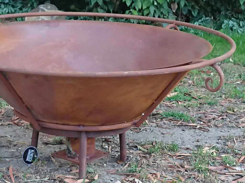 Sinta Very Large Brazier/Firepit Planter. 90cmD