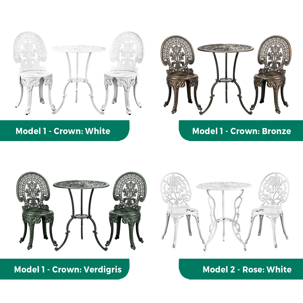 Santa Cruz 3pc Bistro Set - 4 cols