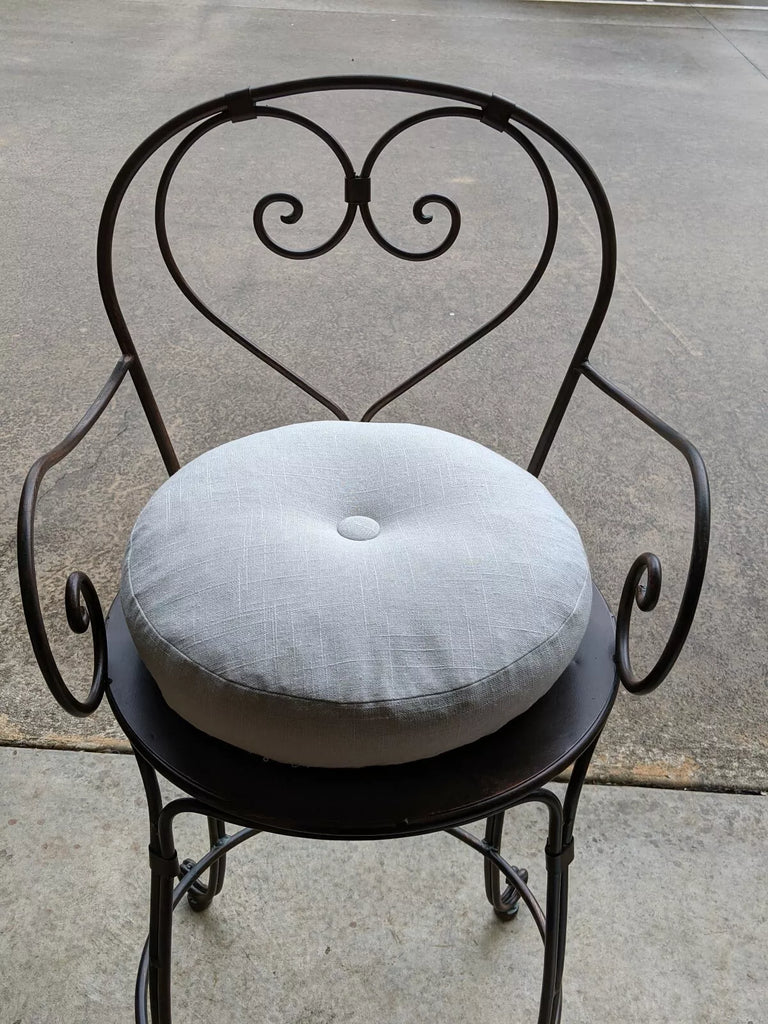 Manon Traditional Wrought Iron Bistro Chair.Bar. Antique Brown