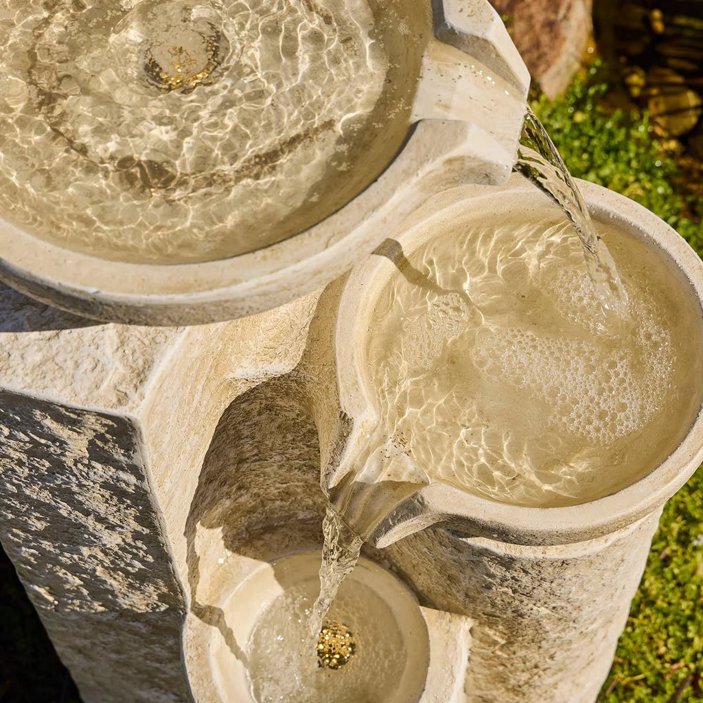 Acquitaine Cascading Garden Water Fountain