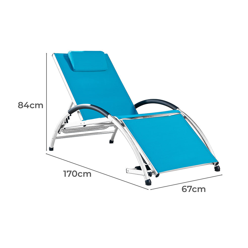 Oasis Sun Lounger - 5 Colours