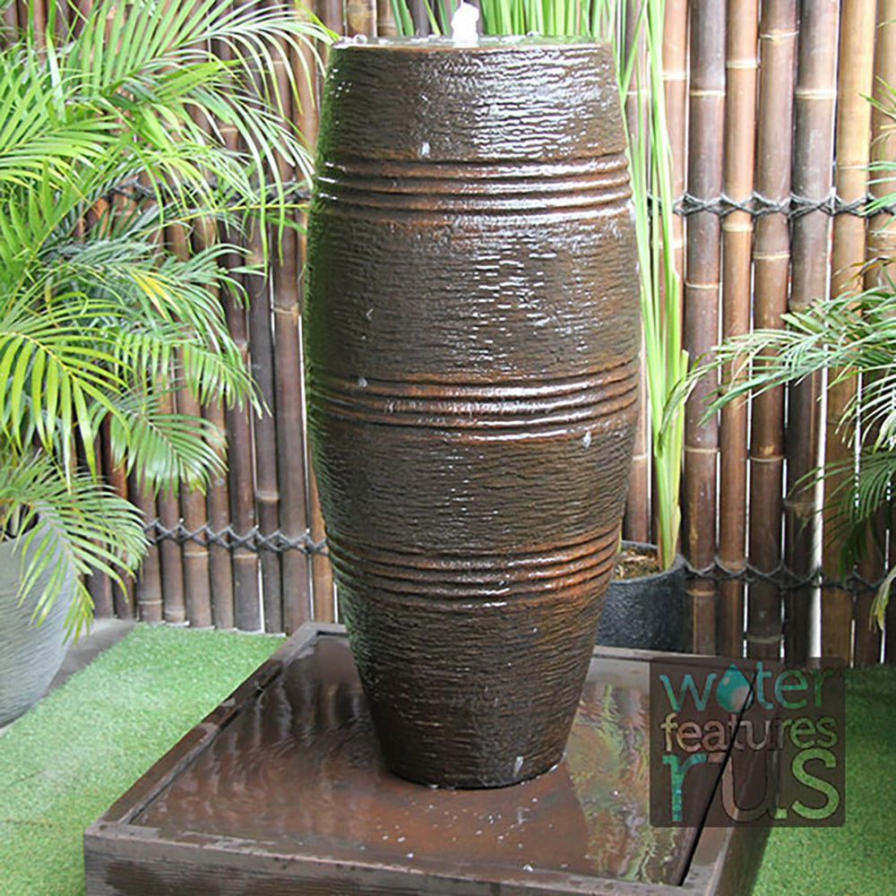 Manzanillo GRC Fountain w/White LED Light - 3 Cols