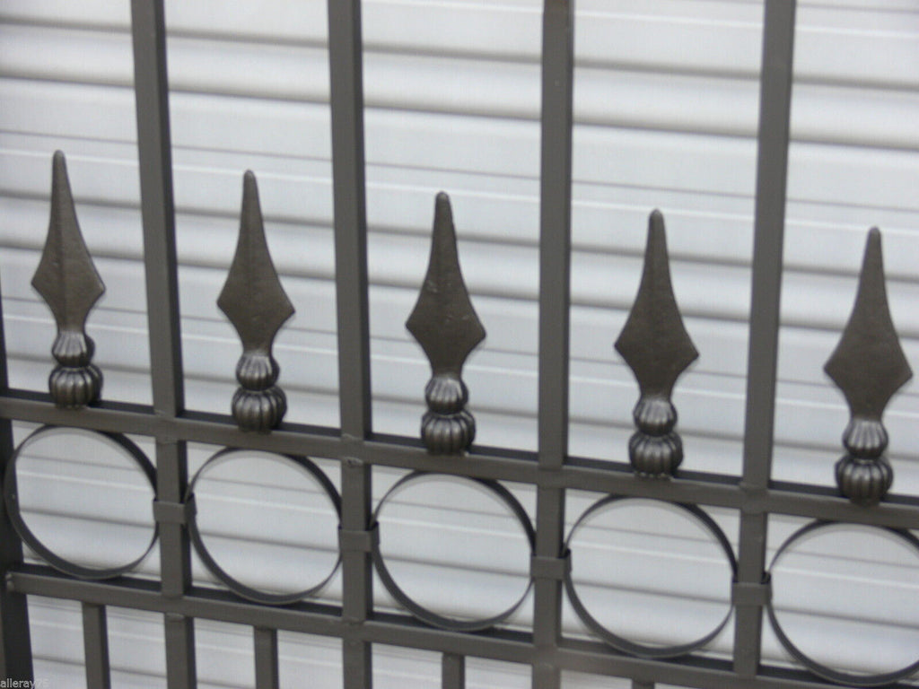 Bayeux French-Style Pedestrian Gate - BLACK 154cm X 85cm