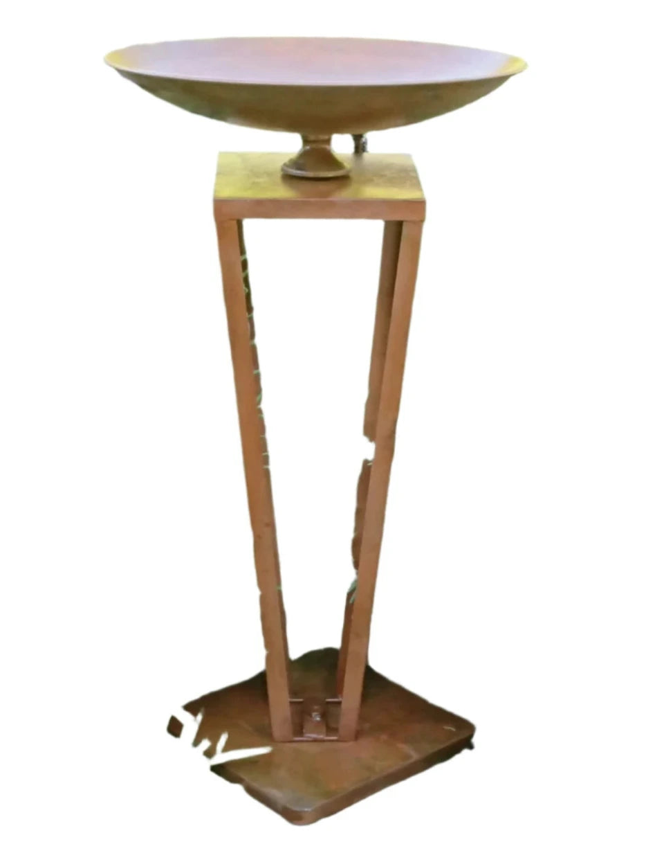Ancona Metal Bird Feeder/Bird Bath. 80cm