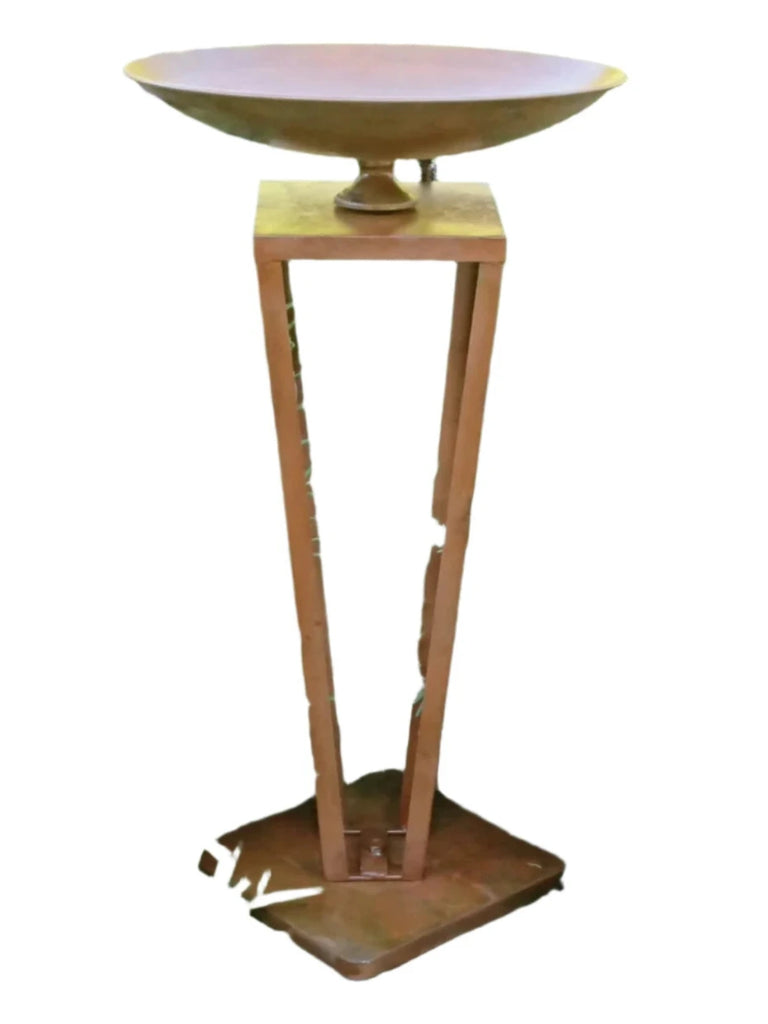 Ancona Metal Bird Feeder/Bird Bath. 80cm