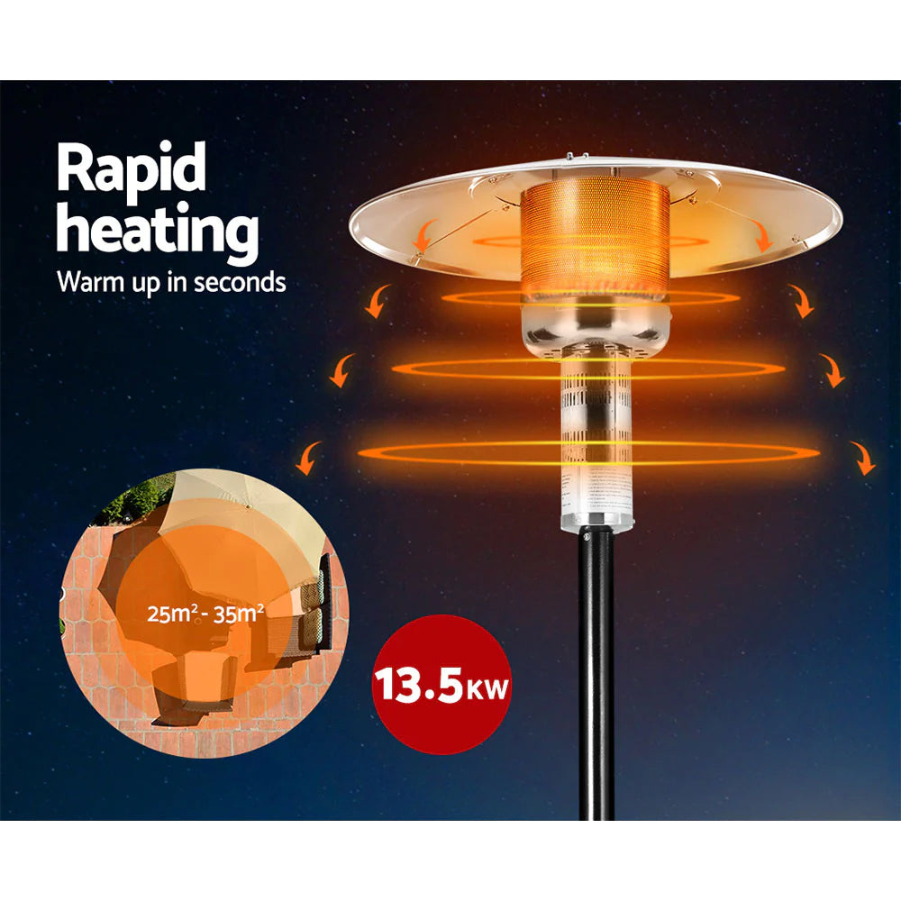 Riva Stainless Steel Gas Patio Heater
