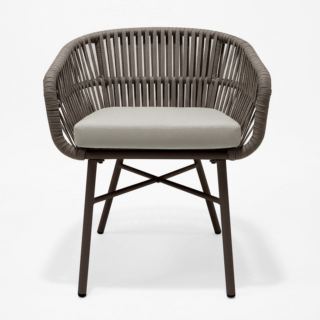 Brienz Rope Outdoor Dining Chairs. Set of 4. 4 Colours