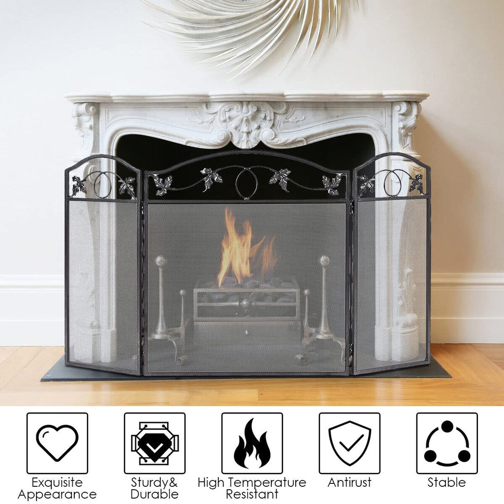 Azura 3-Panel Safety Fireplace Screen