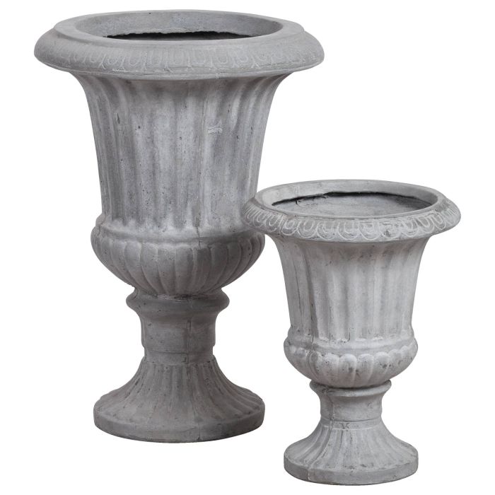Tola Handmade Clay Concrete Urn - 51cm High