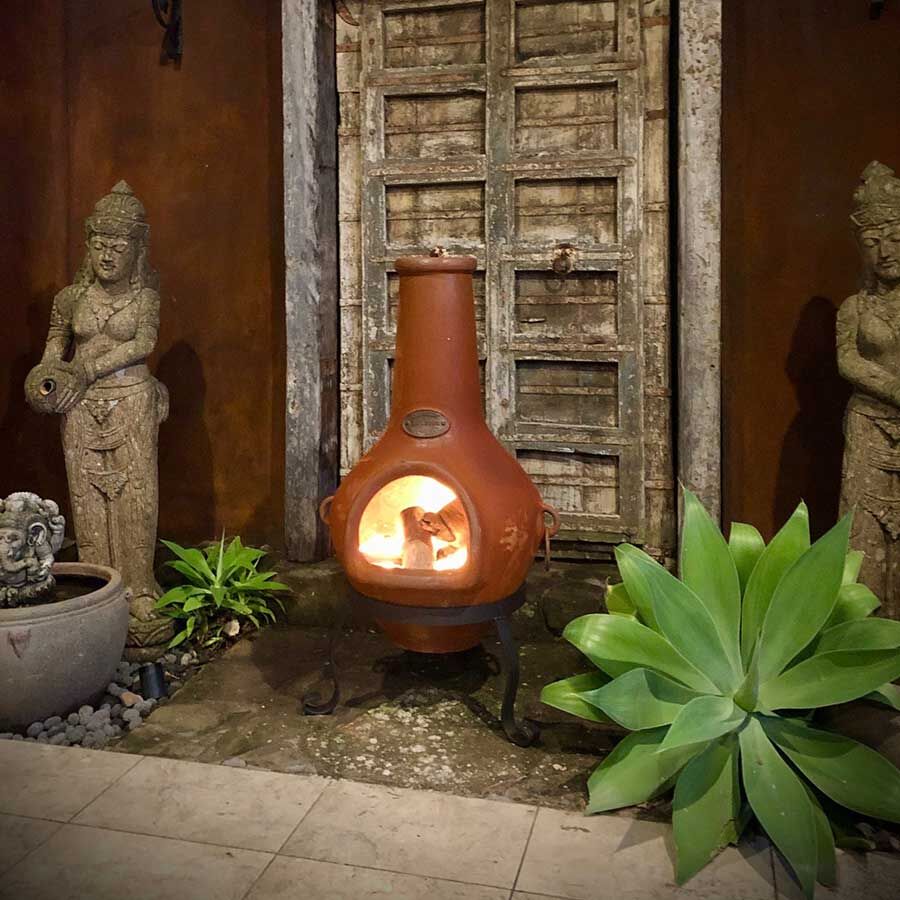 Santander Cast Iron Chiminea - Classic Style
