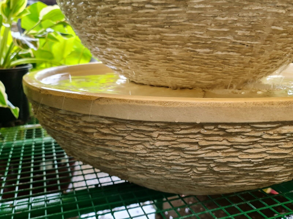 Kalini Pebbled Ball Water on Round Base. 78x76x70cm