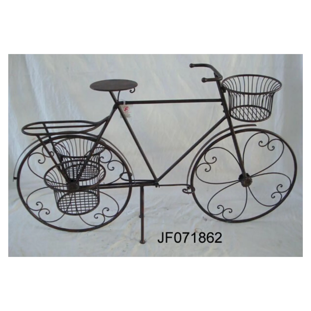 Tiburon Bicycle Planter – Brown or Cream