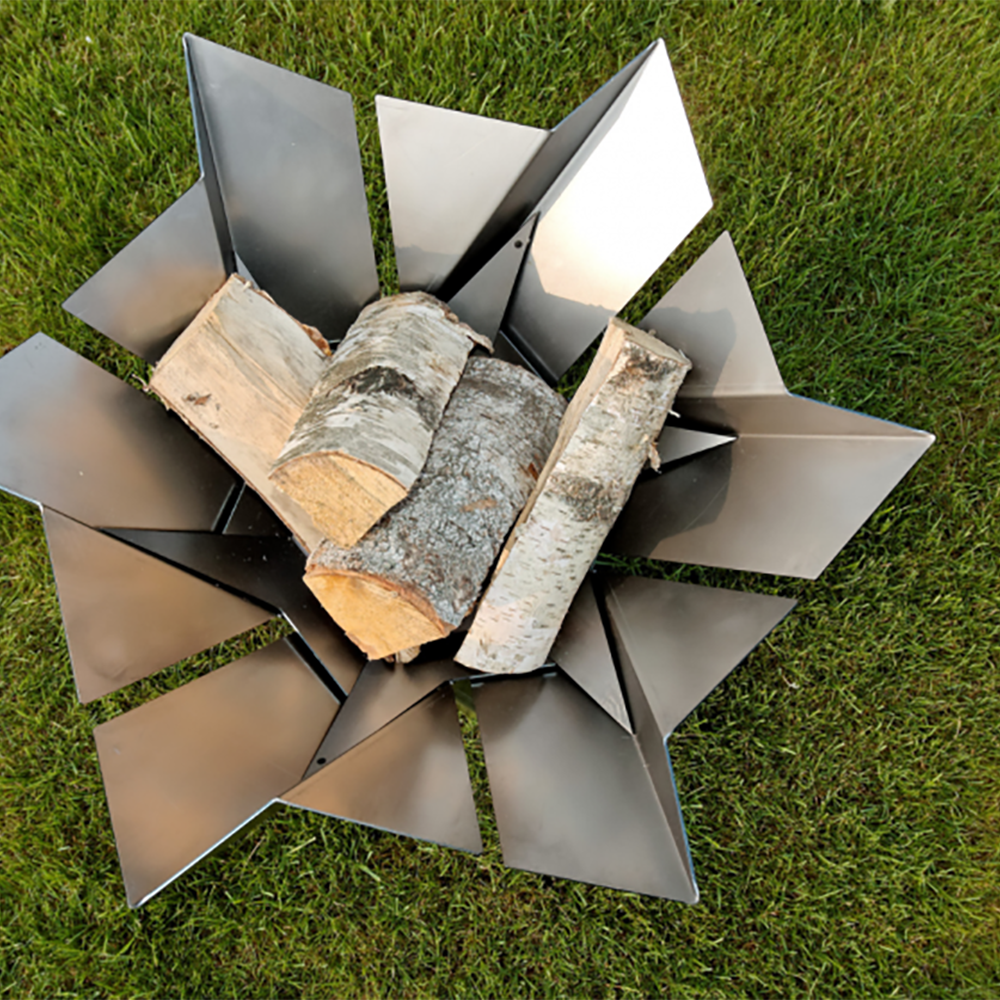 Xiti Stainless Steel Lotus Brazier – Large