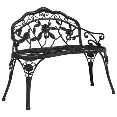 Fabiola Garden Bench 100 cm Cast Aluminium - 4 Colours