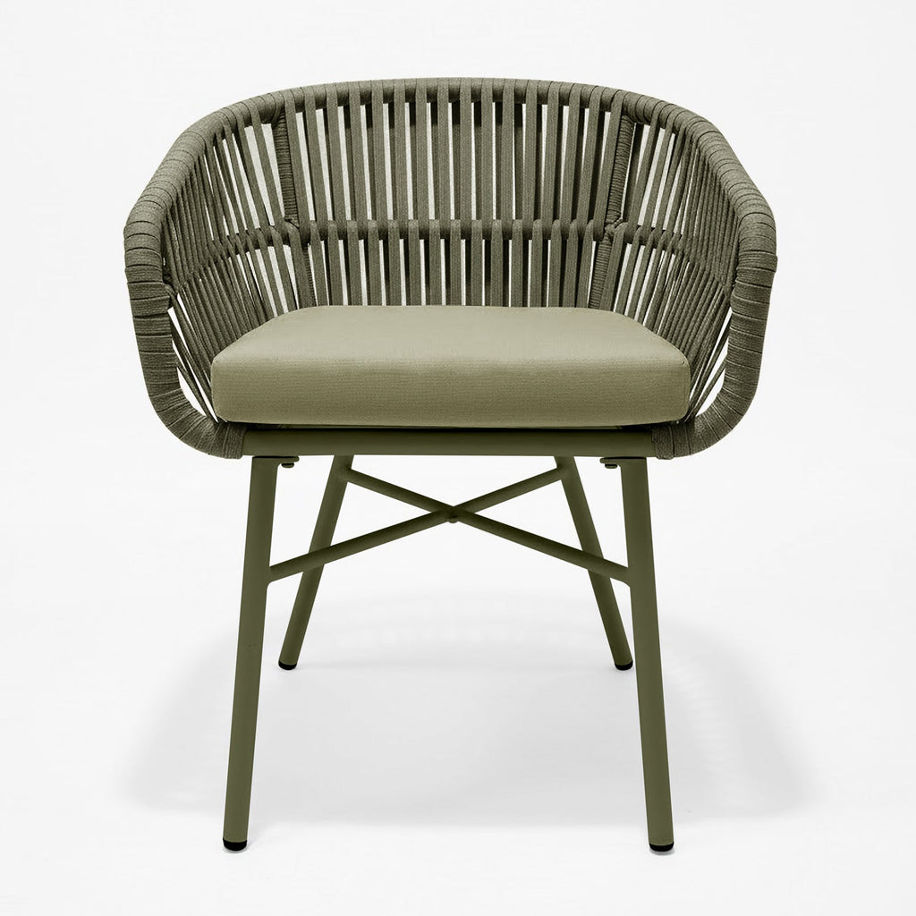 Brienz Rope Outdoor Dining Chairs. Set of 4. 4 Colours