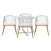 Tesoro 5pc Outdoor Dining Setting Table and Chairs