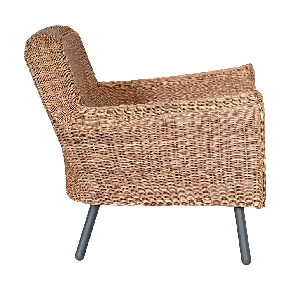 Cinzia Wicker Occasional Chair - Taupe