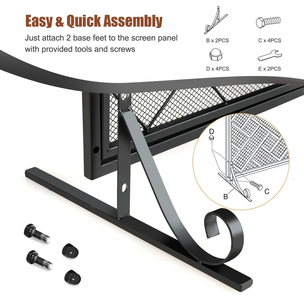 Carolina Super SafeFireplace Screen