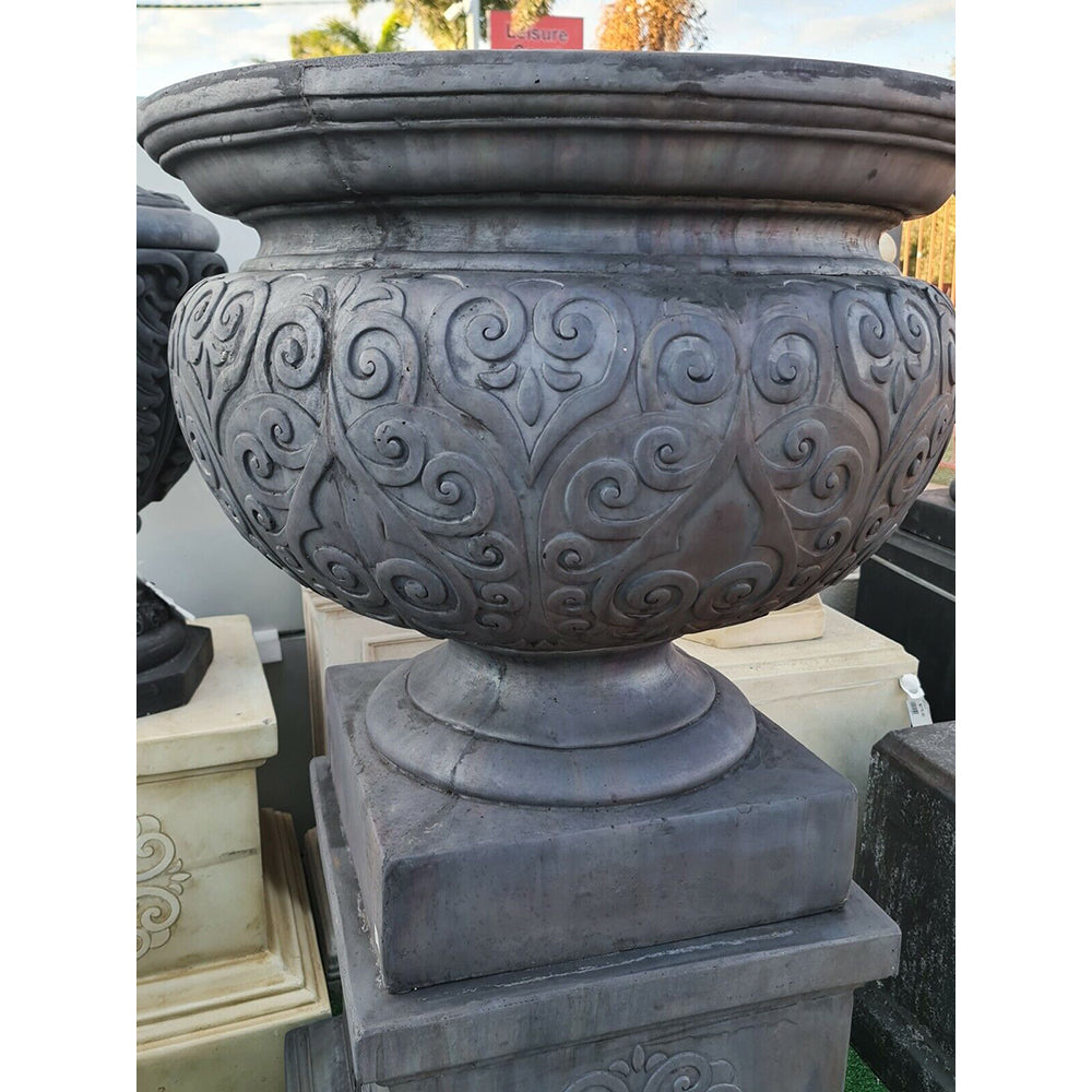 Lorenzo Renaissance Urn on Pedestal