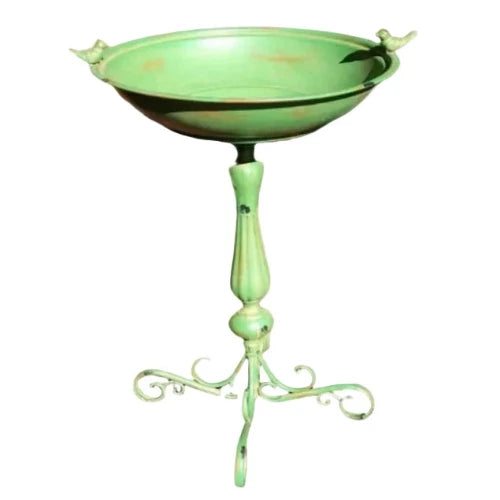 Girolamo Bird Feeder/Bath. 75 cm high. Brilliant Green