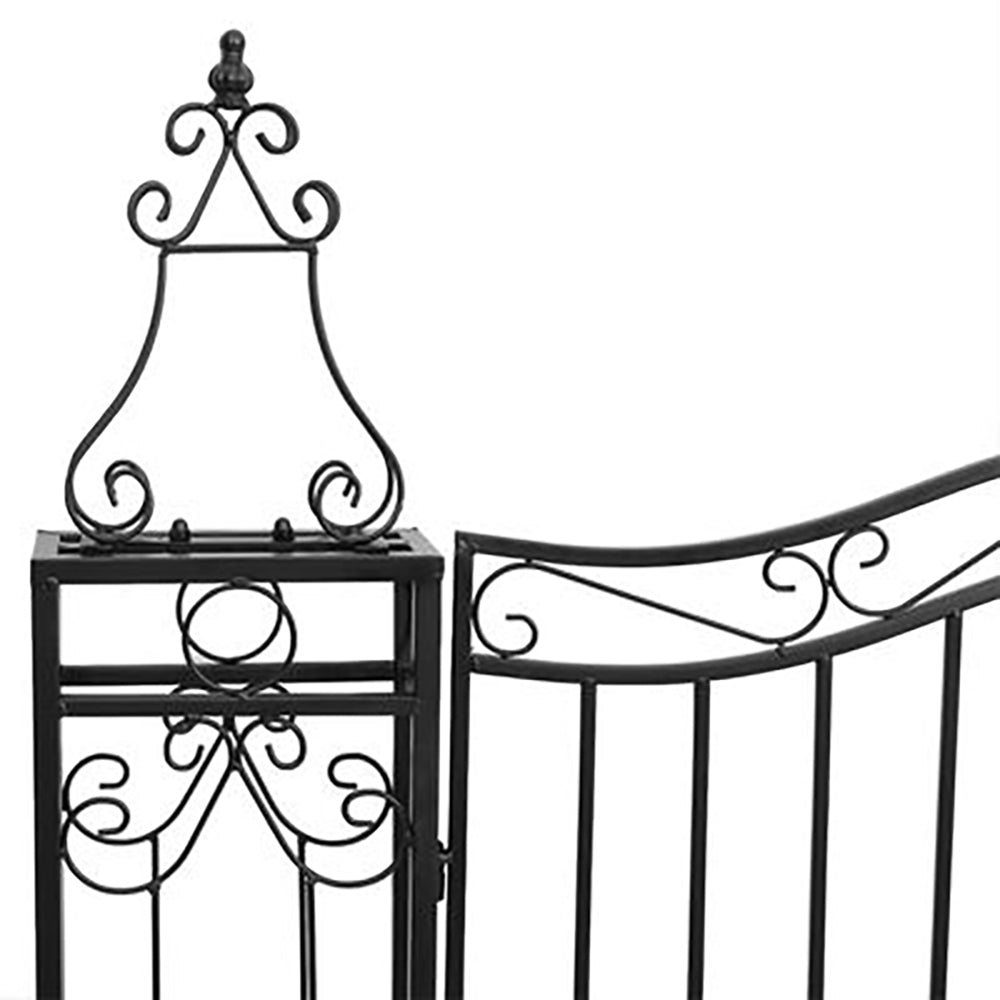 Rinji Elegant Ornamental Wrought Iron Garden Gate - 5 Sizes