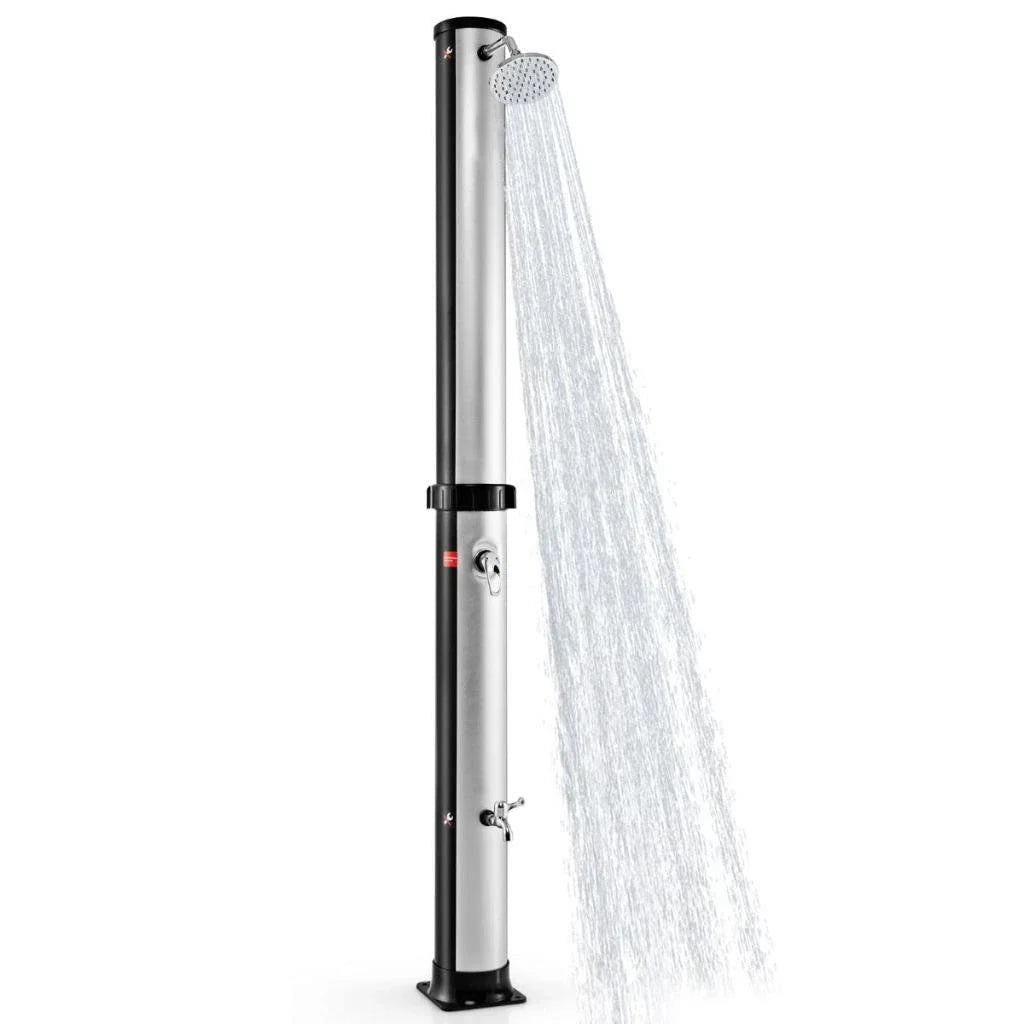 Riviera Solar Heated Shower 38L Height 218cm Max 60℃