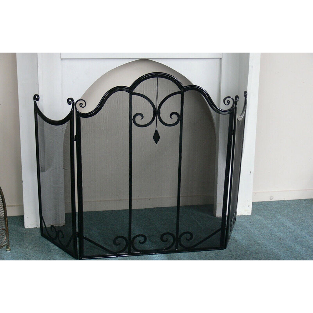 L'Occitane Wrought Iron Fire Screen - Black or Gold