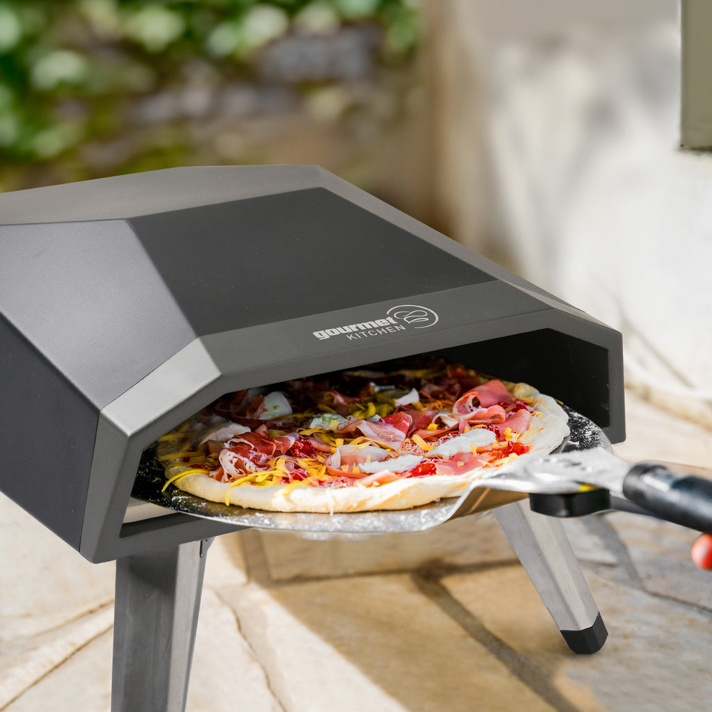 Gourmet Portable Gas-Fired Pizza Oven w/Accessories