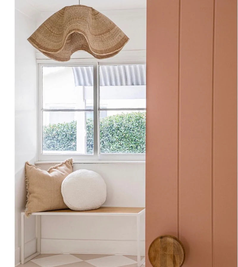 Tiva Dancing Woven Basket Pendant Light - 65-69cms