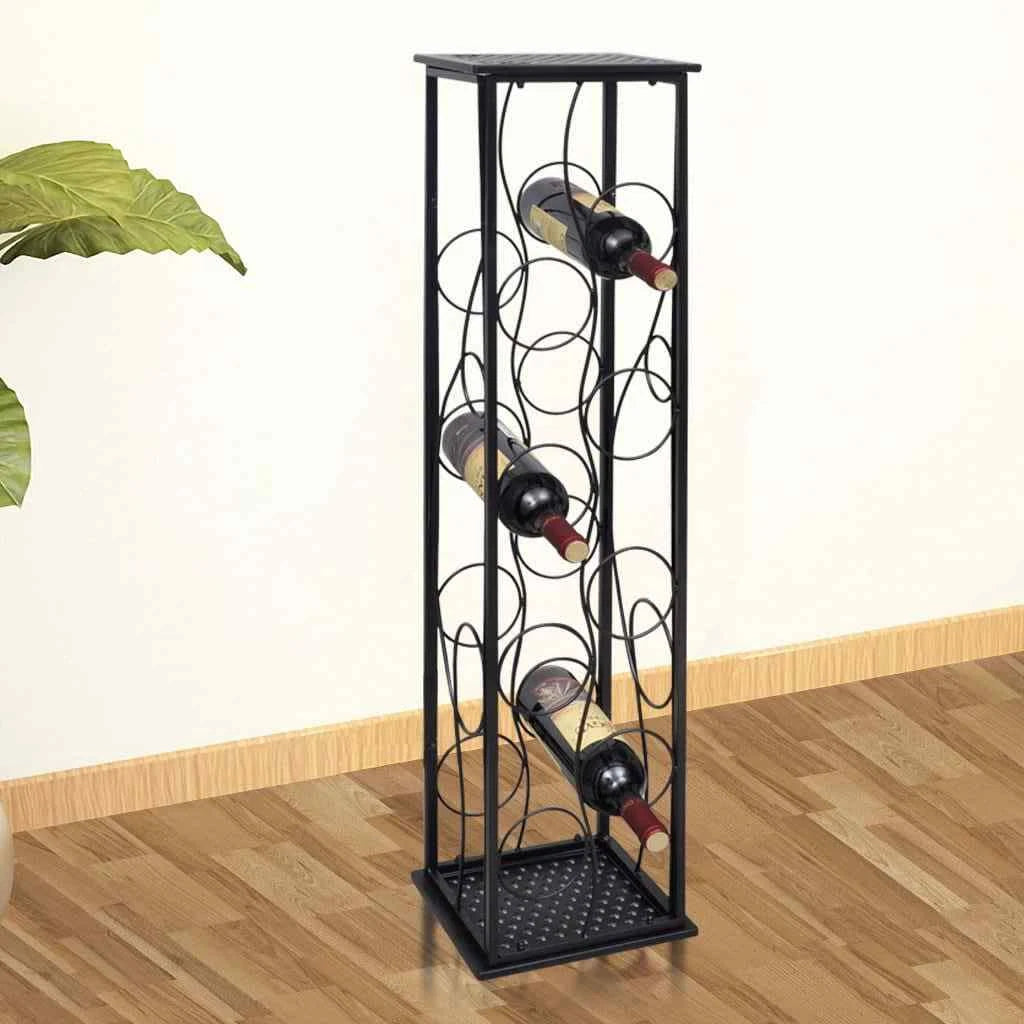 Varya 45 Bottles Metal Wine Rack with Lockable Door